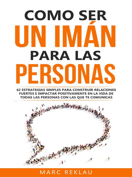 Cover image for Como ser un imán para las personas